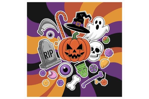 Art of Halloween Graphics for Bold Web Design