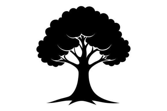 Black Silhouettes for Graphic Design and Crafts