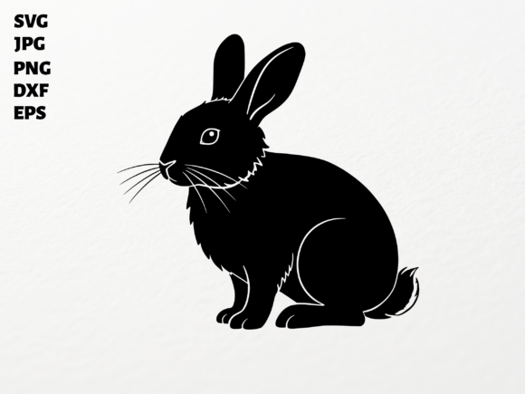 Bunny Rabbit SVG for Cricut Sublimation Graphics