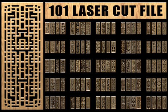 Complex Laser Cut Patterns for Graphics and Crafts
