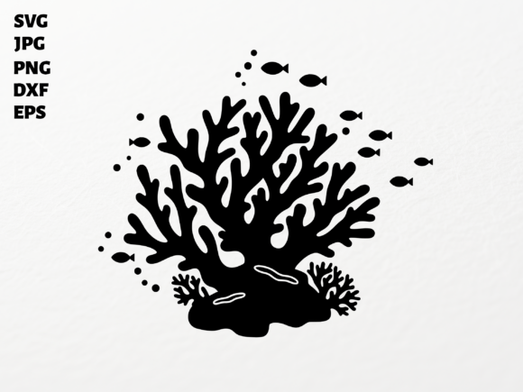 Coral Reef SVG for Cricut Sublimation PN — Graphics & Crafts