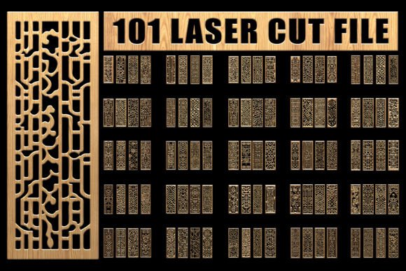 Elegant Laser Cut Patterns for Crafts and Graphics