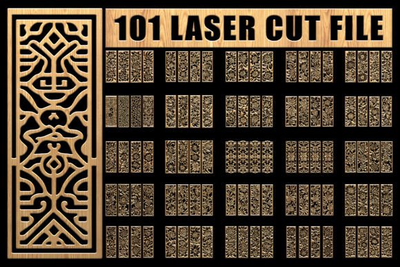 Fine Detail Laser Cut Set for Graphics and Crafts
