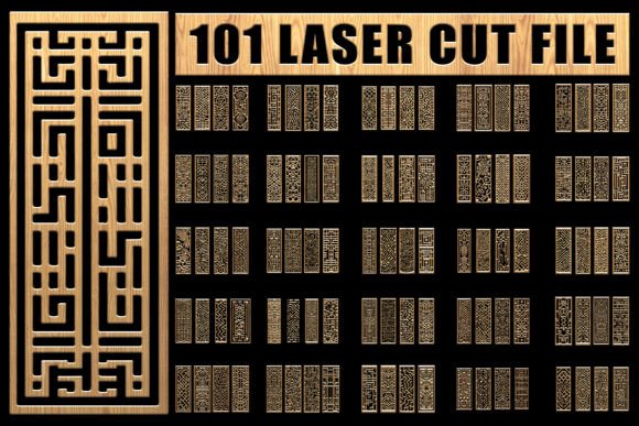 Fine Laser Cut Design Collection for Graphics and Crafts