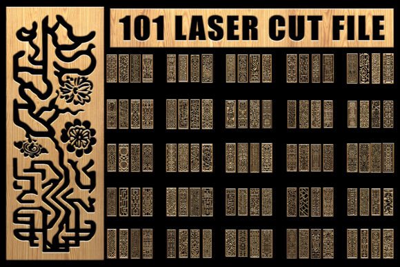 Ornate Laser Cut Design Bundle for Graphics and Crafts