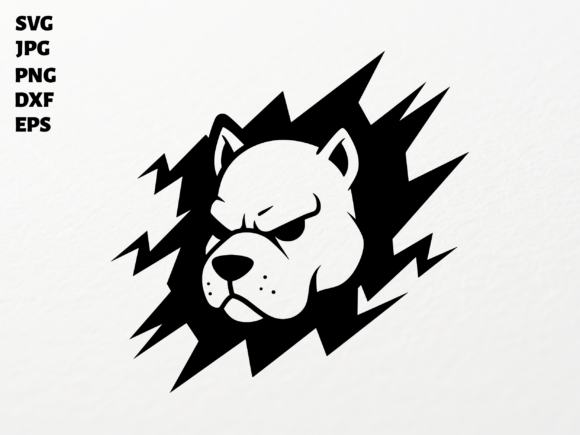 Pitbull SVG for Cricut Sublimation PNG: Graphics for Edgy Crafts