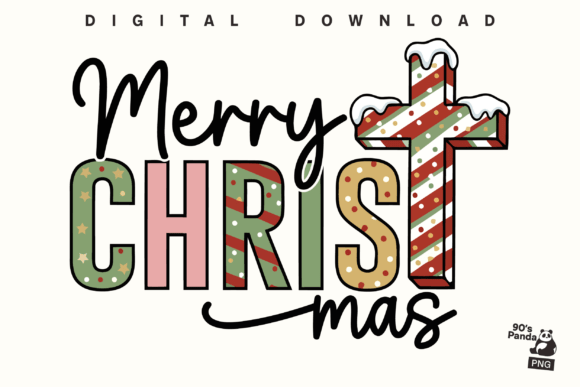 Retro Merry Christmas Design