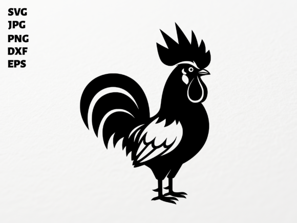 Rooster Clipart SVG for Cricut: A Graphic for Crafts and Creativity