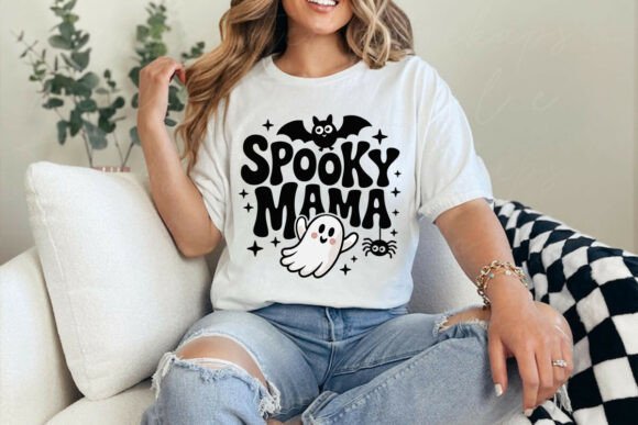 Spooky Mama – Halloween SVG Sublimation for T-Shirt Graphics