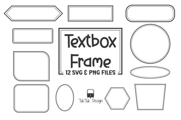 Text Box Frame Flowchart Graphics for Digital Sellers